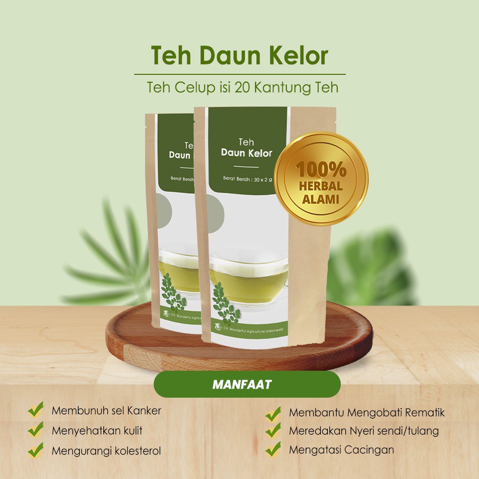 

TEH CELUP DAUN KELOR : 100% Organik Anti-Kanker, Diabetes, Tingkatkan Imunitas dan Kekebalan Tubuh