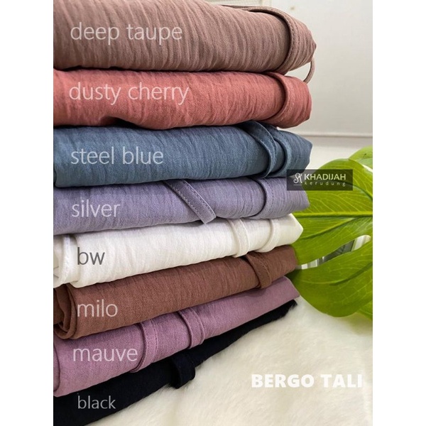 Bergo tali cey airflow by khadijah / hijab instant