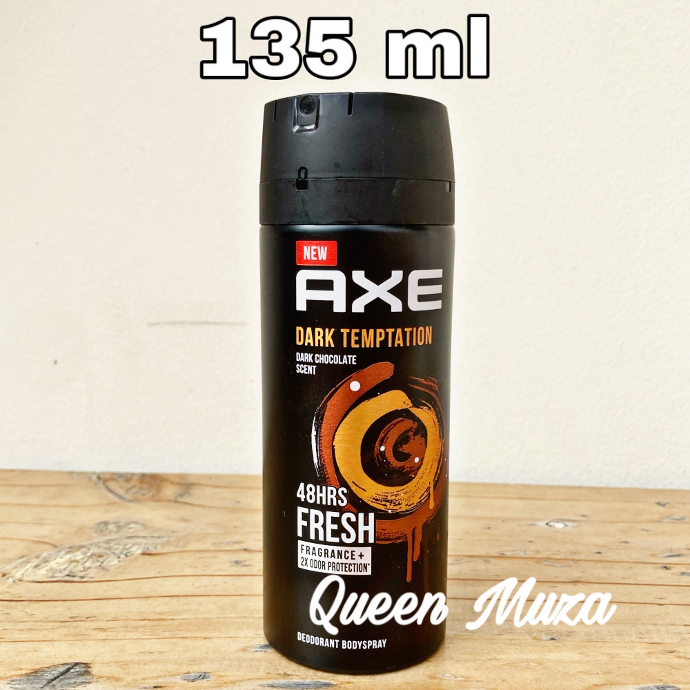Axe Men Deodorant Body Spray 135ml - Dark Temptation Deodoran Parfum Pria 150 ml