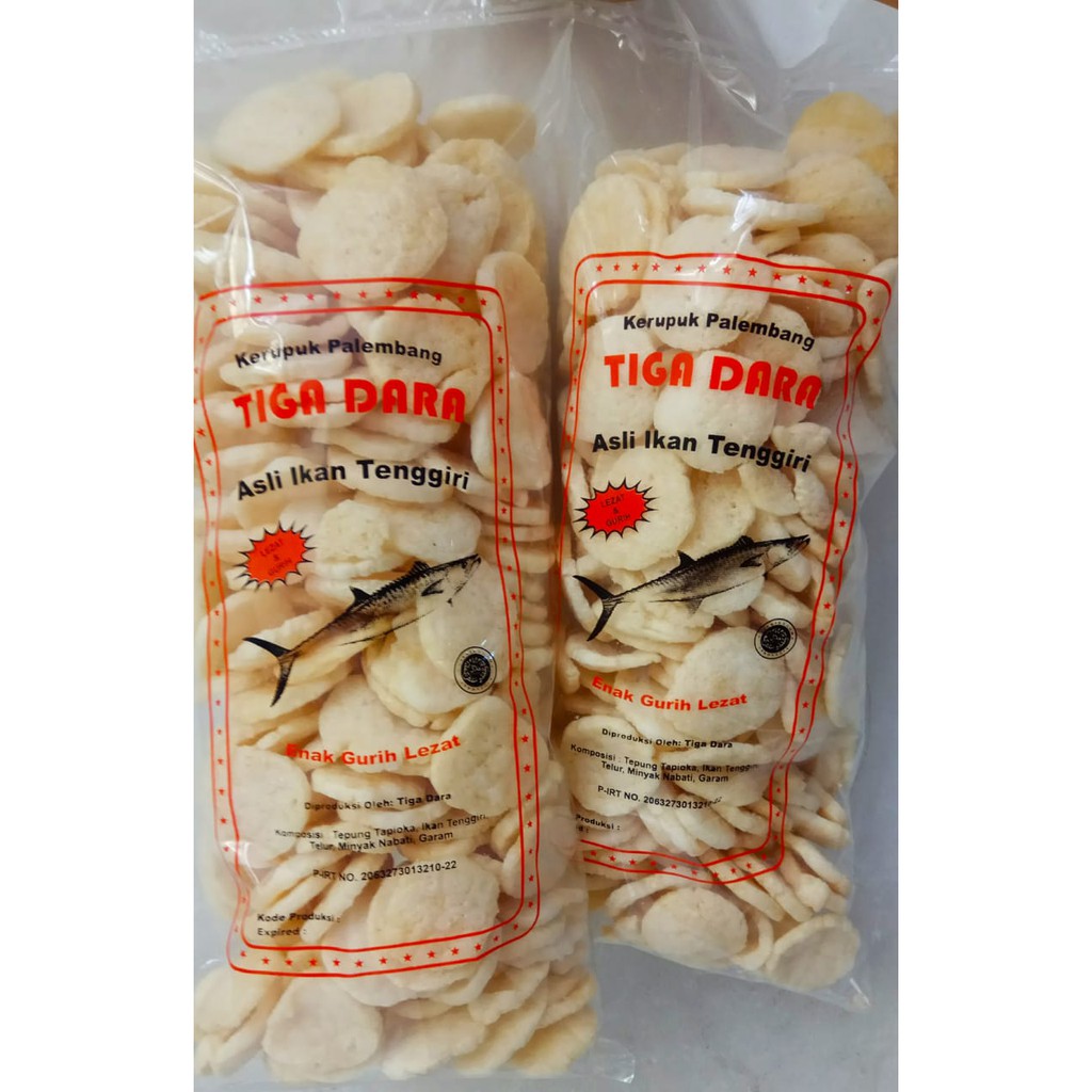 

Krupuk ikan tenggiri - koin - kemplang - krupuk 3 dara - krupuk tiga dara 250gr