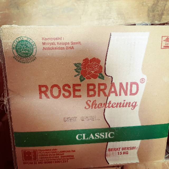 

Shortening margarin putih Rose Brand