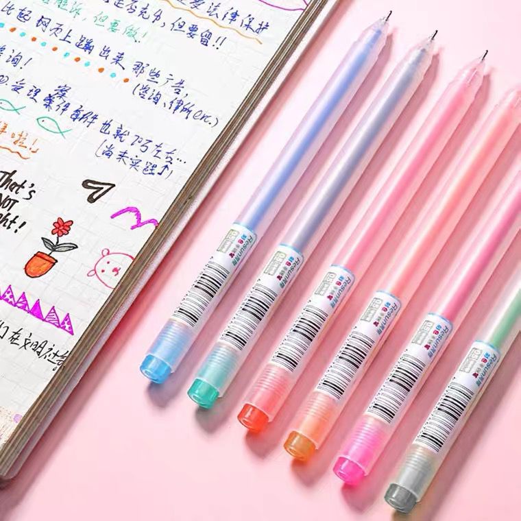 [THE UNIVERSE] Pulpen Gel Dove Case Polos 0.5mm Pena Warna Warni Pena Cair Gel Pen Color Pen - ST020