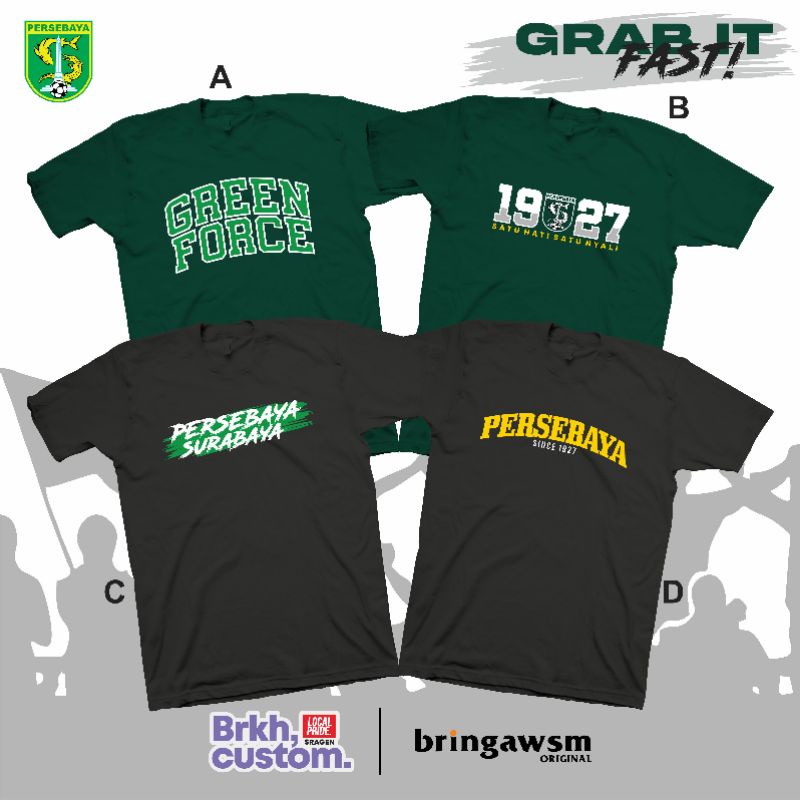 KAOS PERSEBAYA | KAOS BONEK | KAOS BOLA | KAOS PERSEBAYA | KAOS HOOLIGANS | KAOS SUPORTER |KAOS AWAYDAY | BRKHCUSTOM