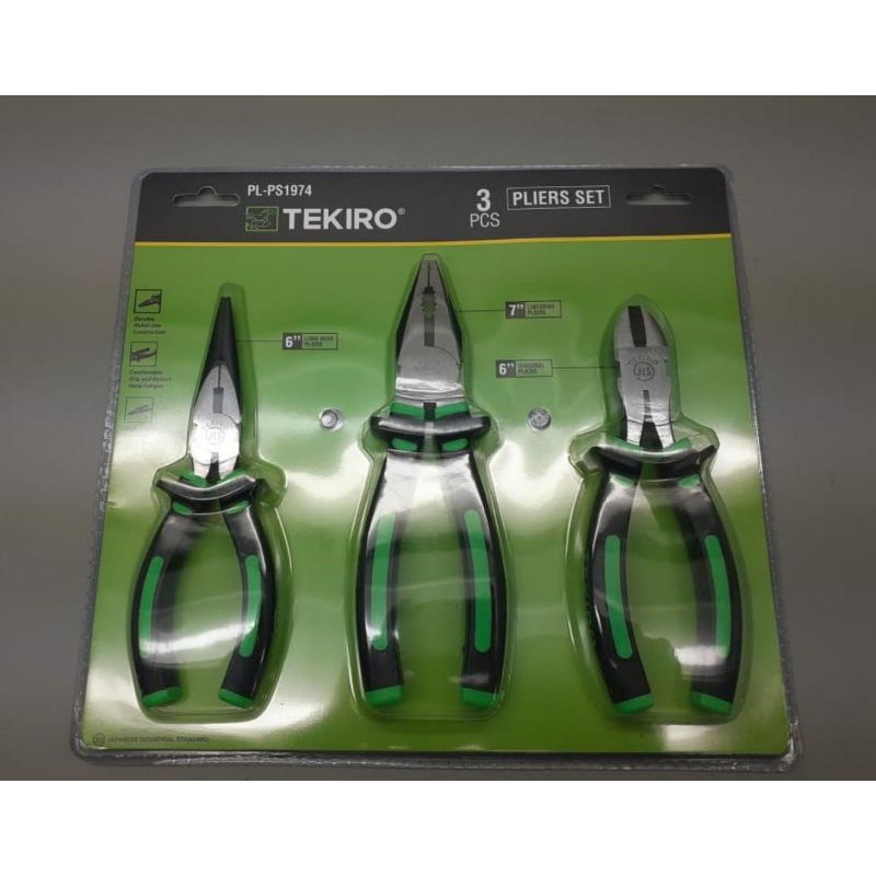 TANG SET TEKIRO ISI 3 PCS / PLIERS SET TEKIRO 3PCS / NEW PRODUK TEKIRO
