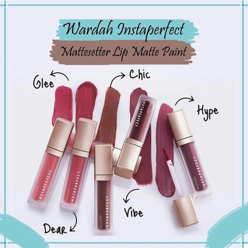 WARDAH INSTAPERFECT MATTESETTER LIP MATTE PAIN 5.5GR