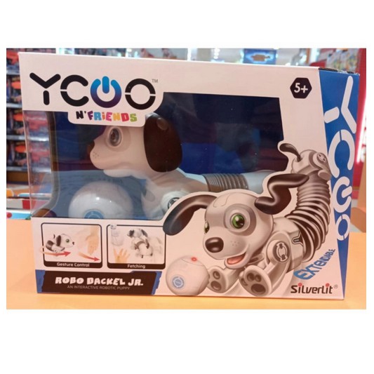 Sale mainan: YCOO Friends Robo RC Dackel Jr. Puppies Dog Silverlit Ori