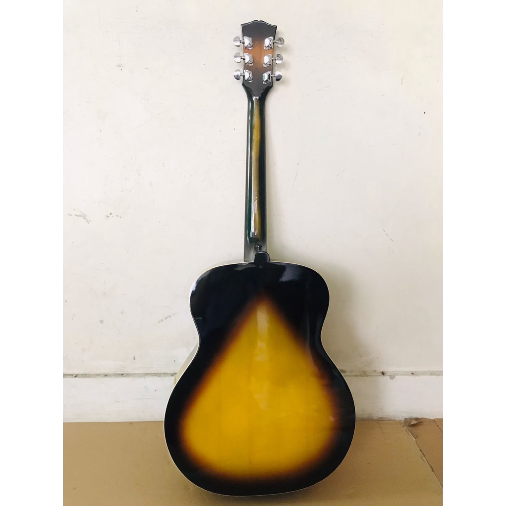 Gitar Akustik Elektrik 7545R model gibson Jumbo Free Packing Kayu