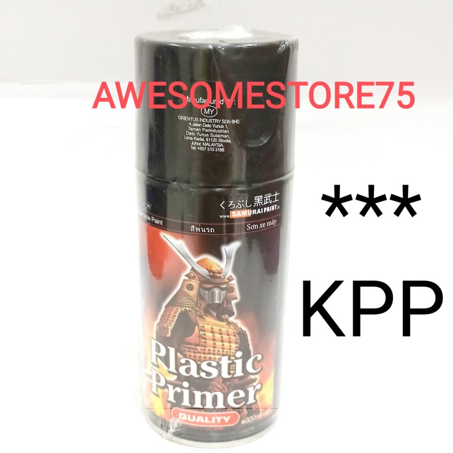 SAMURAI *** KPP PLASTIC PRIMER Bening Dasar PP Pilox Pylox Cat Semprot