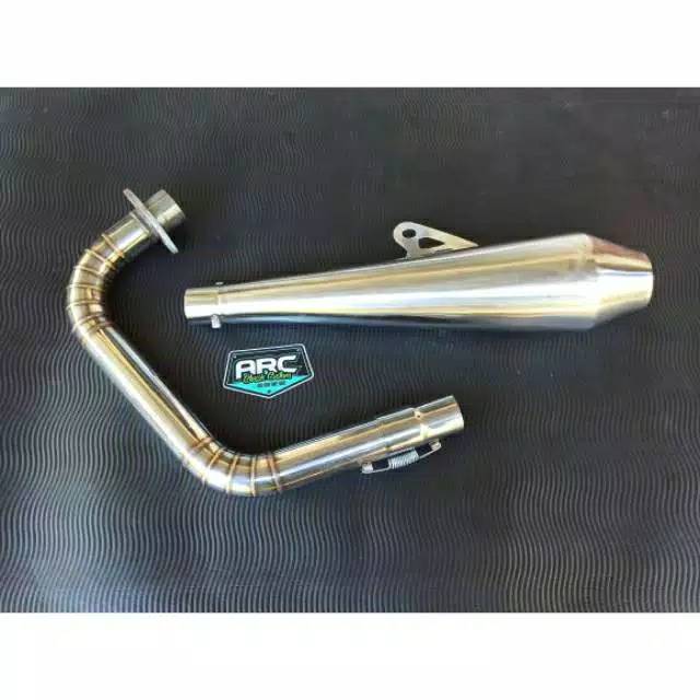 Knalpot japstyle full stenlis GL TIGER MEGAPRO