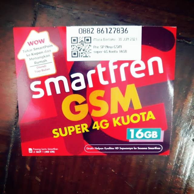 Jual KARTU PERDANA SMARTFREN 16GB | Shopee Indonesia