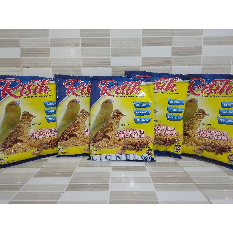 RISIH KENARI EBOD JAYA PAKAN BURUNG KENARI BRANJANGAN