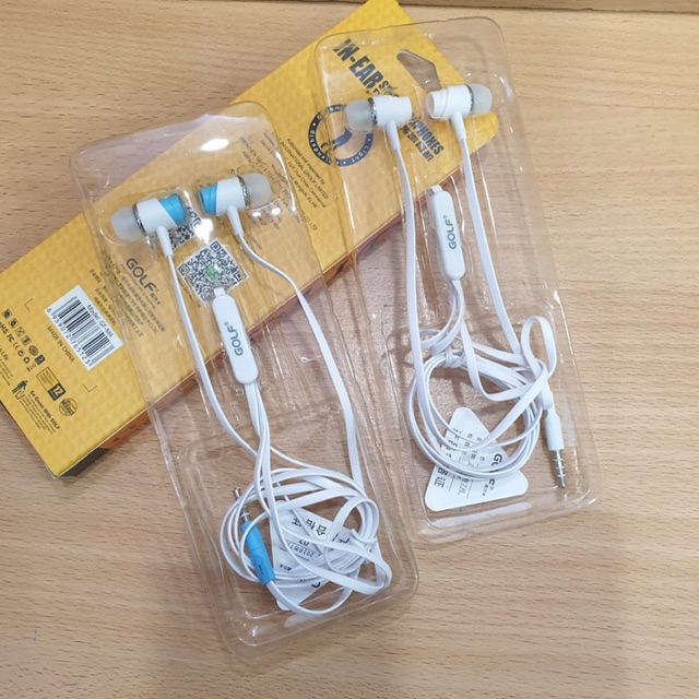 Earphone Mega Bass Headset Golf Pure