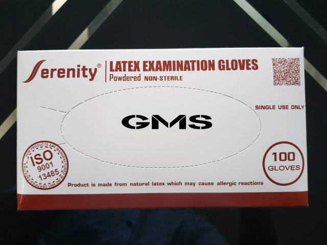 Sarung Tangan Karet Latex  /  Examination Glove / Handscoon Per Box isi 100 Pcs