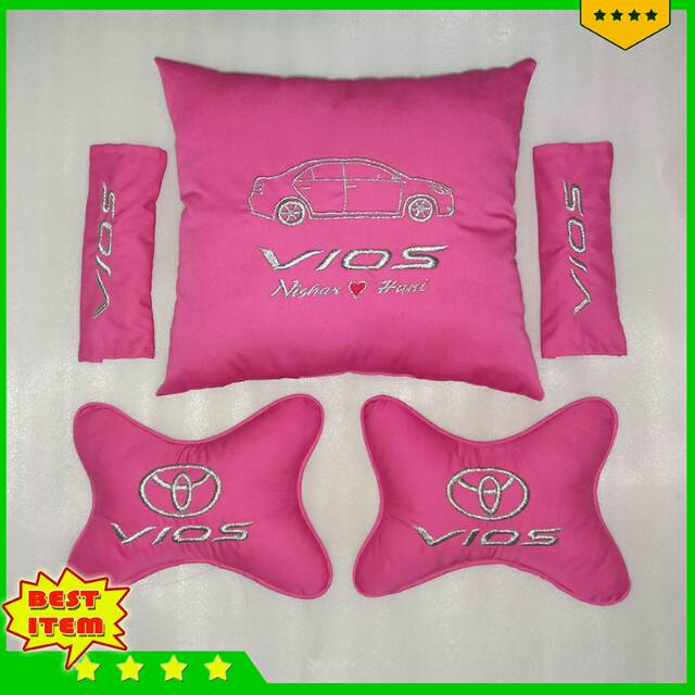 Bantal Aksesoris interior mobil Toyota Vios C01