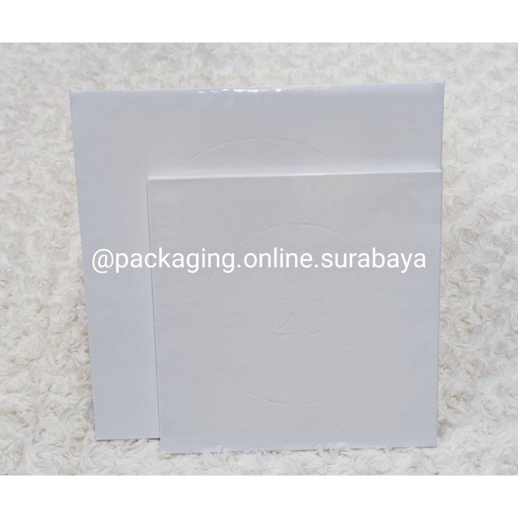 Jual Alas Kue Tart Alas Kue Cakeboard Cm Hardboard Silver