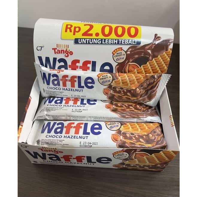 

Snack Wafer tango waffle choco hazelnut (12pcs ) cemilan enak dan murah