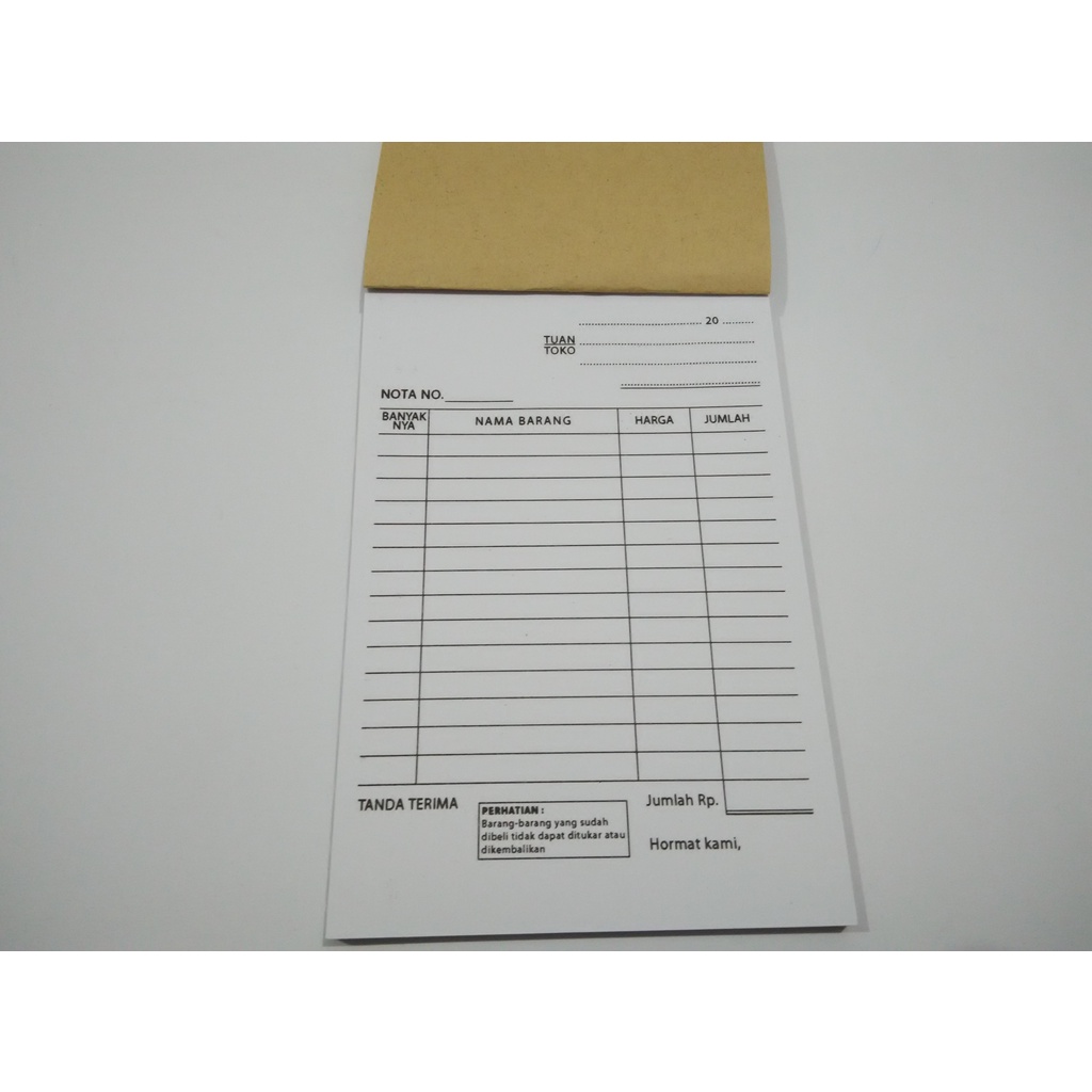 

Buku Nota 1/4 folio 1ply