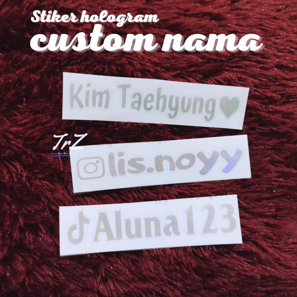 

sticker cutting custom kata kata 2x10 cm