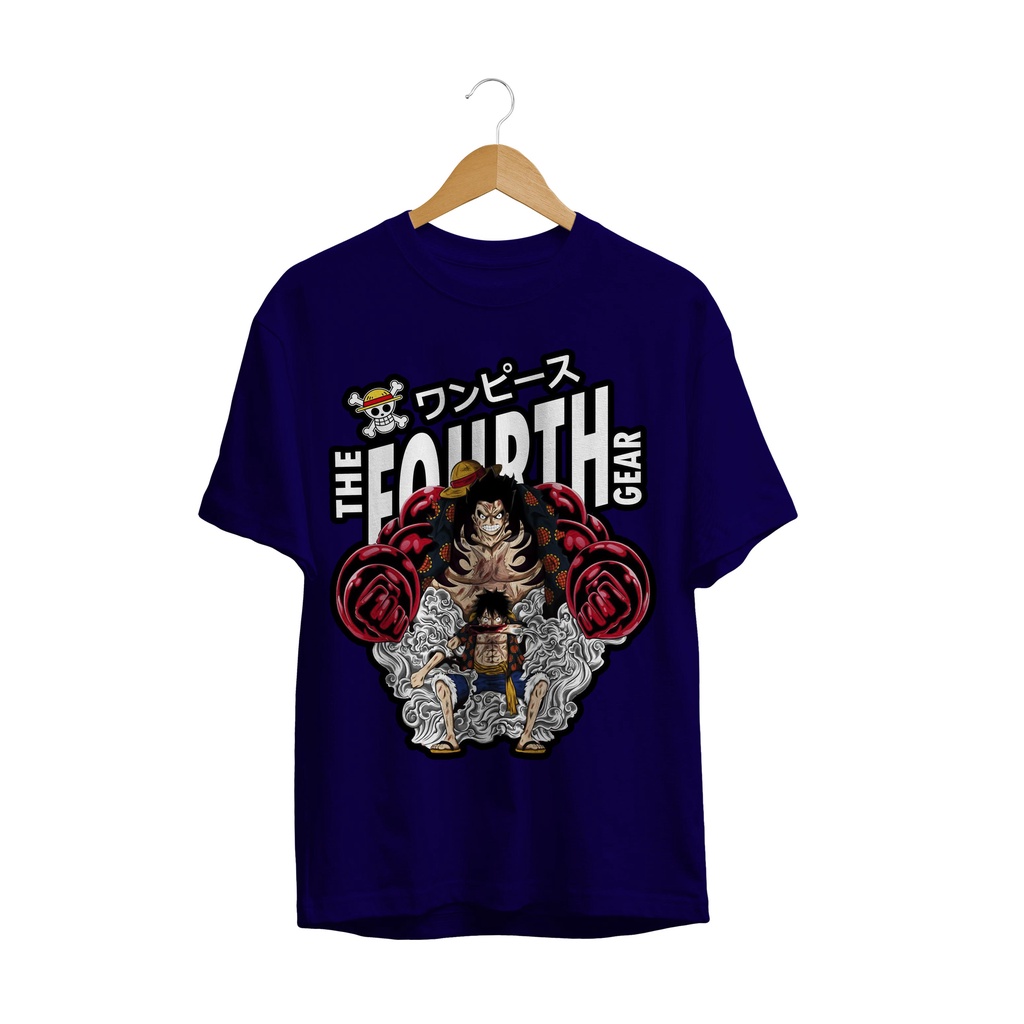 Baju Kaos ANIME ONE PIECE LUFFY GEAR FOURTH DEWASA DAN ANAK