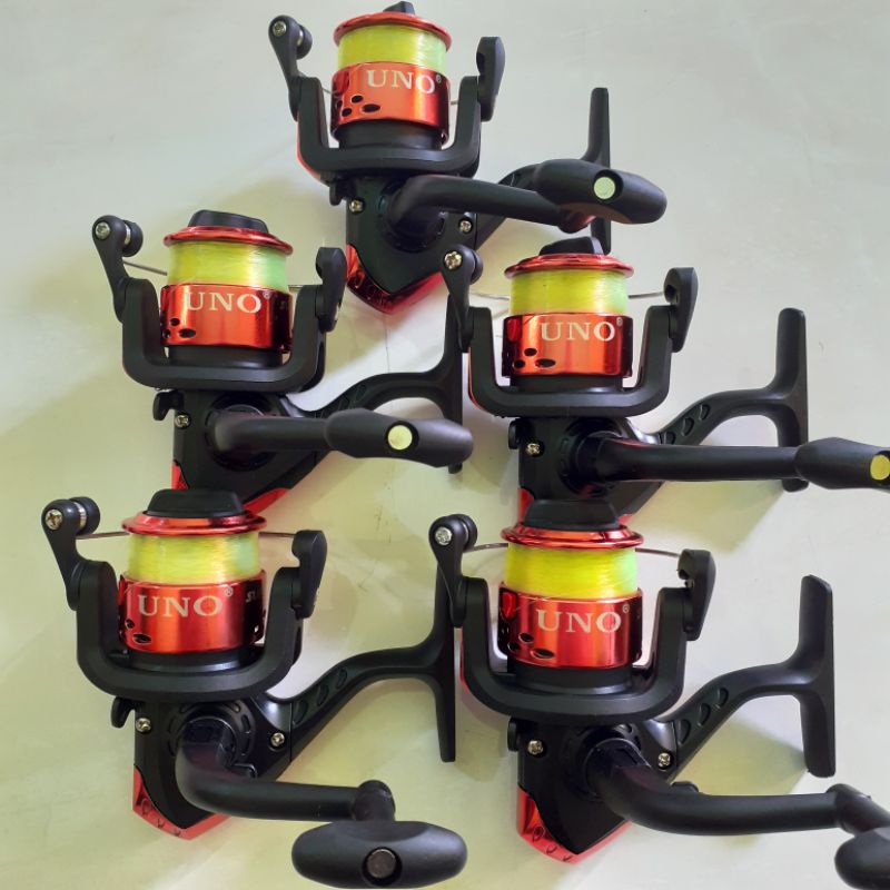 REEL/KEREK MINI UDANG MURAH UNO100TAYAN SPULL BESI BERING6 PUTARAN LEMBUT