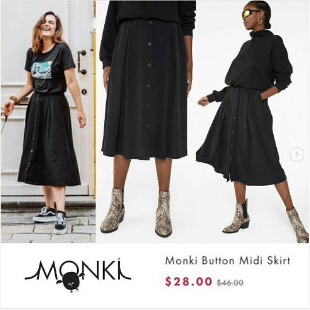 Rok Panjang Branded Wanita Monki
