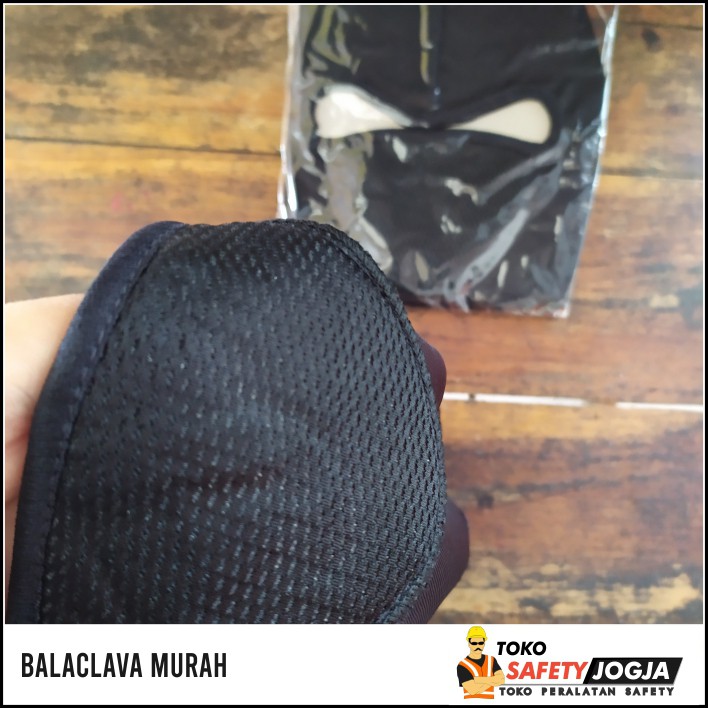 MASKER BALACLAVA BALAKLAVA SARUNG NINJA MOTOR KAIN HITAM KEPALA