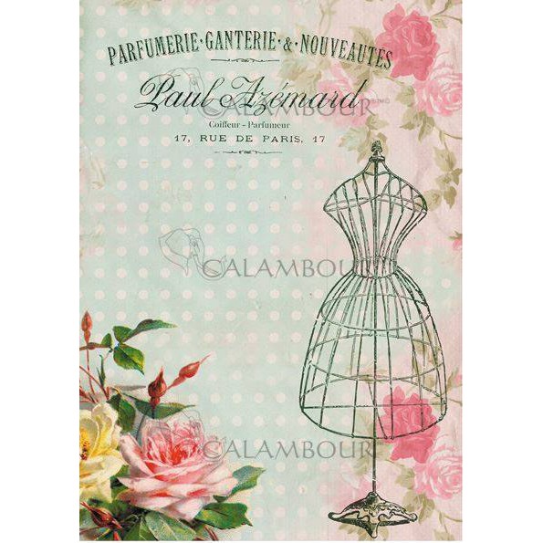 Rice Paper Calambour Size 35x25cm RCP 11