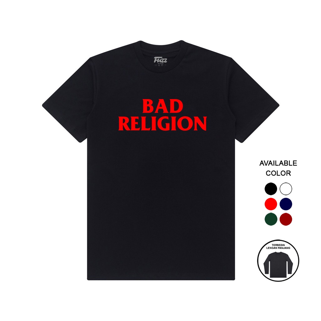 KAOS BAND BAD RELIGION T SHIRT BAJU DISTRO MUSIK PUNK ROCK METAL PRIA WANITA ORIGINAL BANDUNG