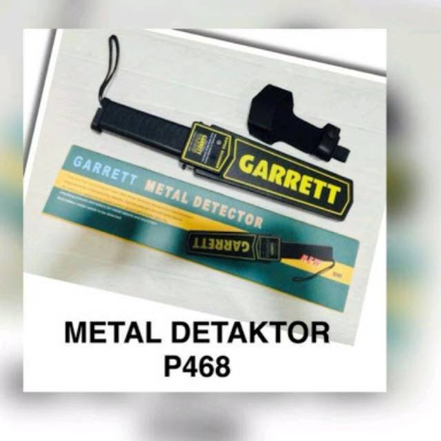 METAL DETECTOR GARRETT P468 ALAT PENDETEKSI LOGAM AMAN GARRET IMPORT / Garrett Metal Detector