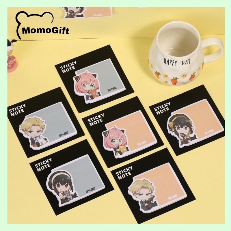 

Sticky Note Anime Spy X Family Memo Sticky Note Anya