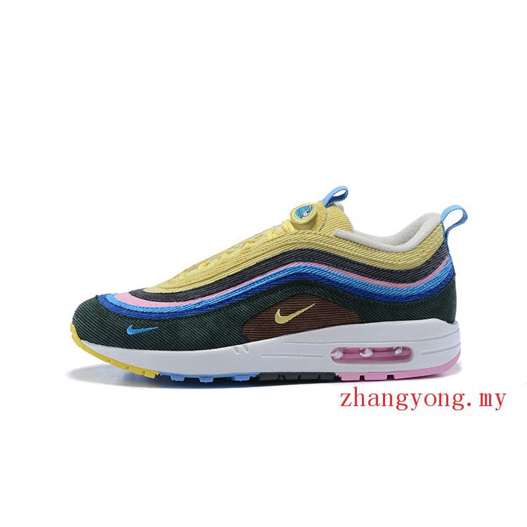 yellow and blue air max 97