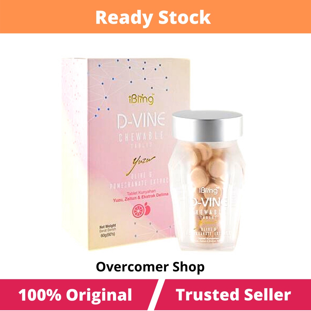 Wellous D-vine Divine Dvine Collagen Whitening Skin Import Malaysia 60 Tablets/box Original 100%