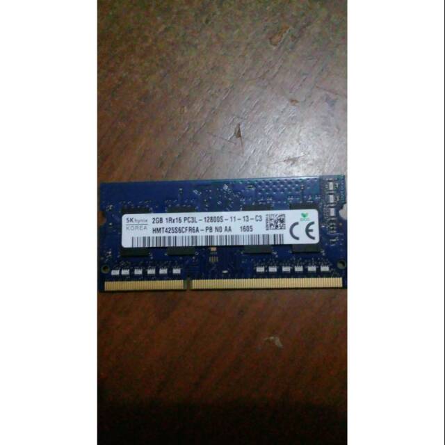 Memory Notebook DDR3 2GB RAM Laptop SK Hynix PC3L 12800S 1.35 Volt
