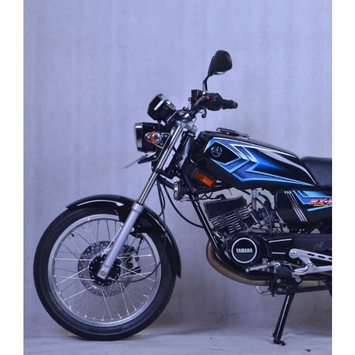 Striping Lis Sticker Standar Ori Yamaha RX-KING 2004 Biru Hitam Striping Rx King Sticker Rx King Dec
