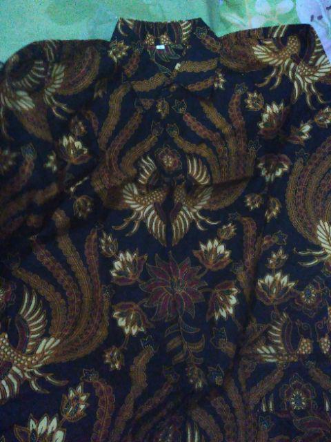 Kemeja Batik Pria Lengan Panjang Size M L Xl Xxl Bswart Batik Hrb026