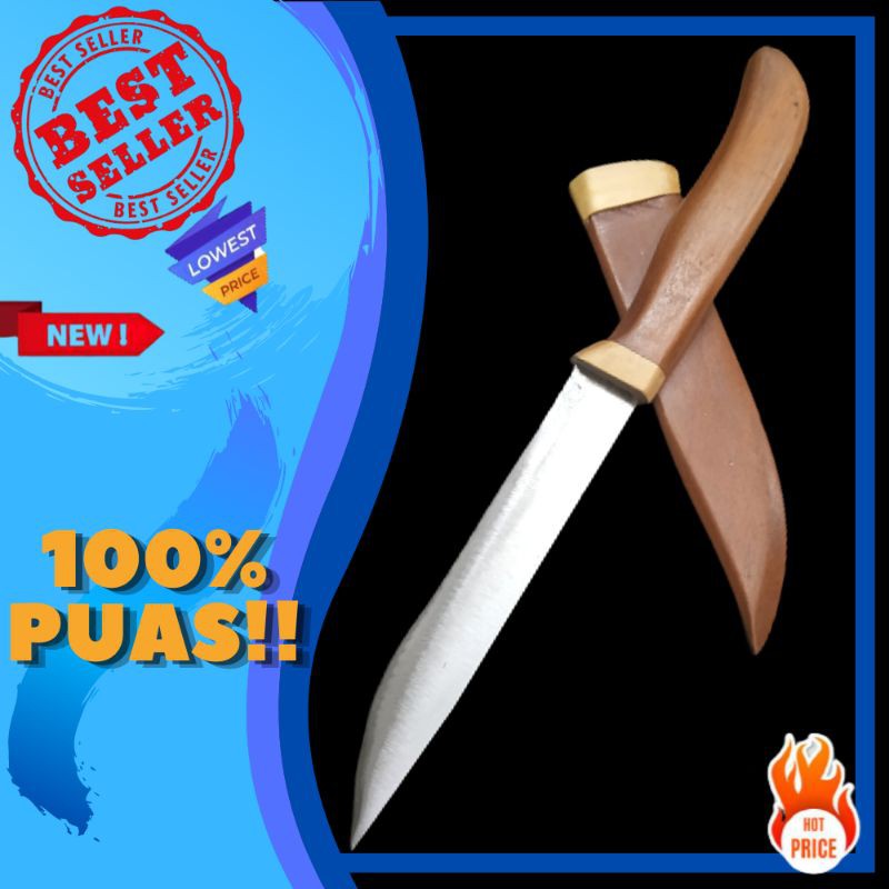 pisau dapur kecil mini daging masak survival hunting berburu outdoor baja tajam serbaguna