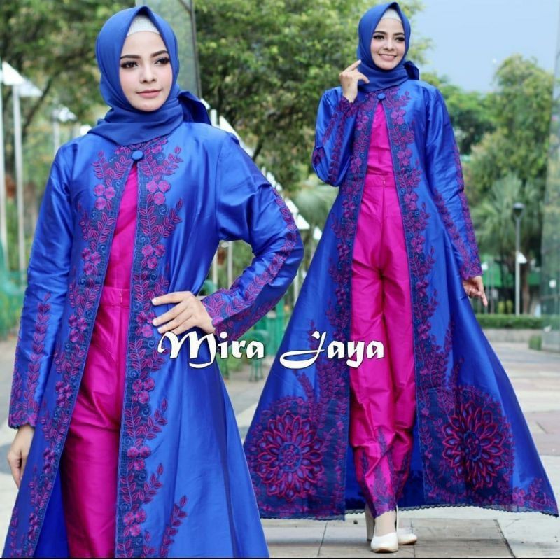 KEBAYA MODERN//KEBAYA PESTA //SET CELANA/ RATU -BY.MIRA JAYA