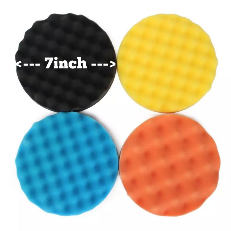 4pcs busa poles sponge polishing pad 7inch 180mm