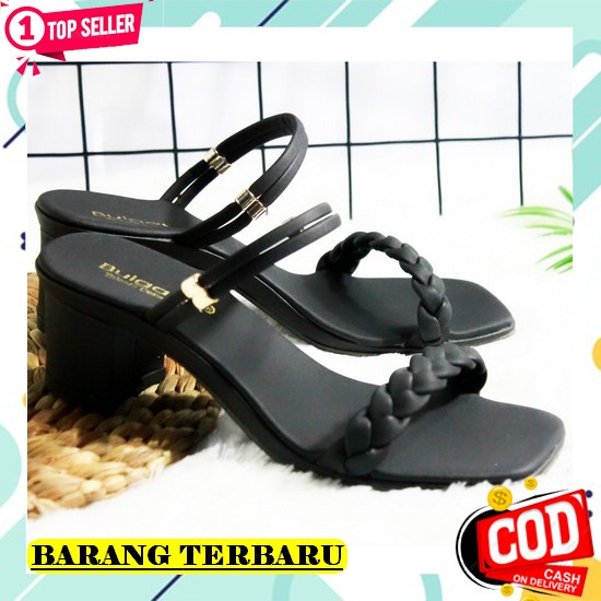 Sandal Hak Hils Import Wanita Sendal High Heels Andin Tali Belakang Mk 01 Tokoarif17 263 Sandal Wani