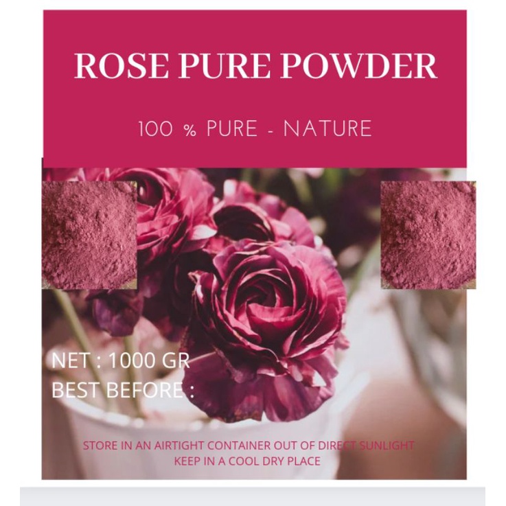 

ROSE PURE POWDER 1000 GR