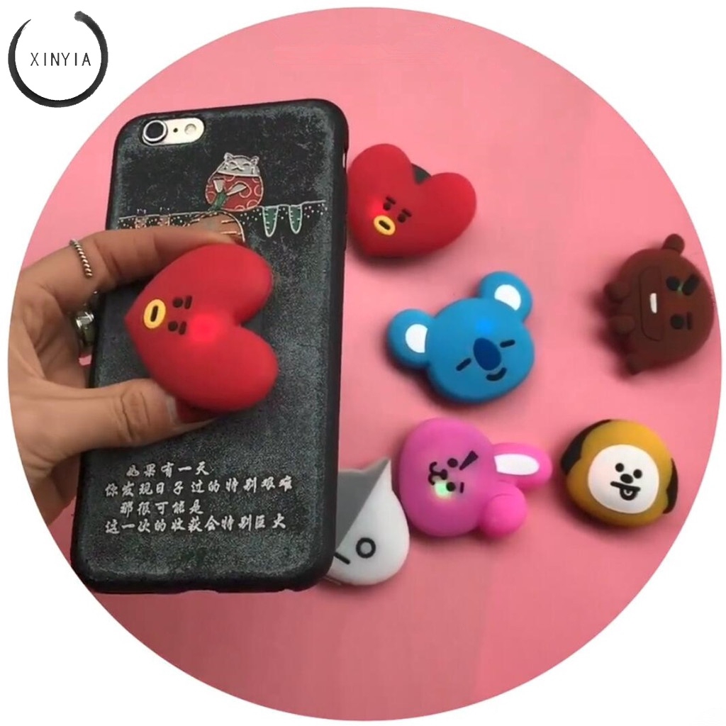 8 Gaya BTS bt21 Holder Handphone untuk Hadiah