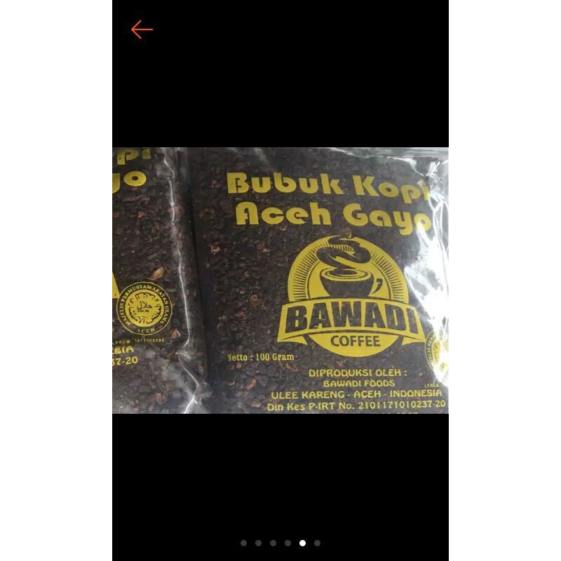 

BUBUK KOPI ACEH ASLI Kiloan (100gr)