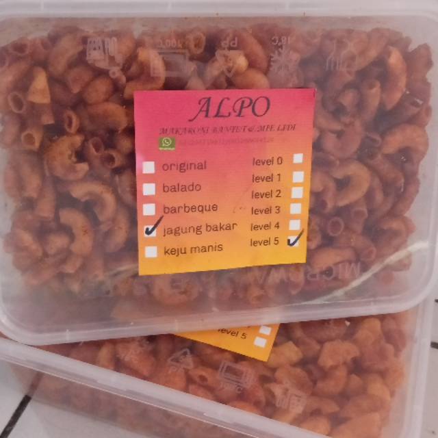 

PROMO,, MAKARONI GORENG BANTET ALPO ANEKA RASA