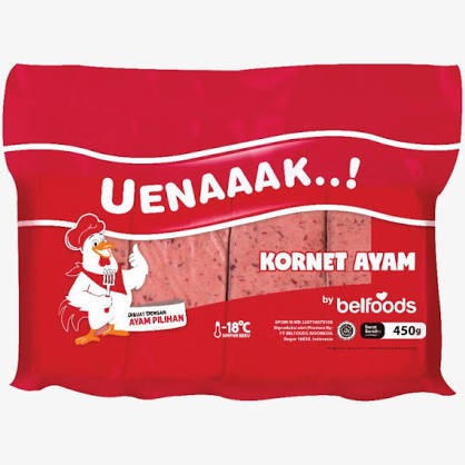 

BELFOODS luncheon kornet ayam 450gr