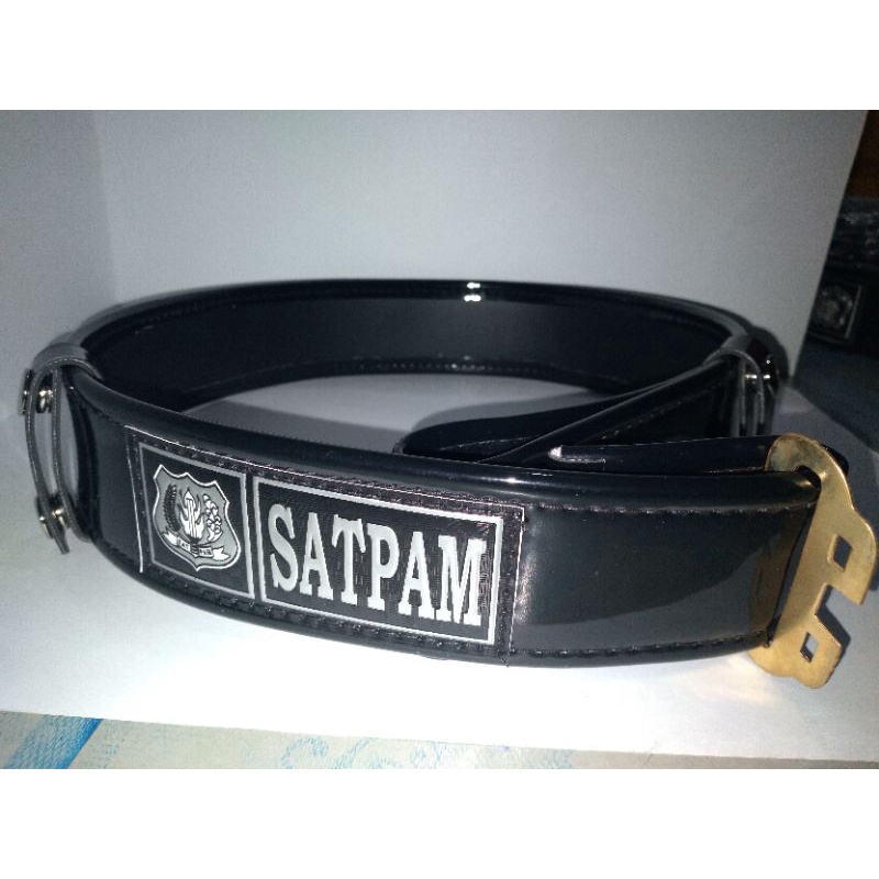 tali kopel satpam, tali kopel hitam kilap, tali kopel security, tali kopel satpam PDH