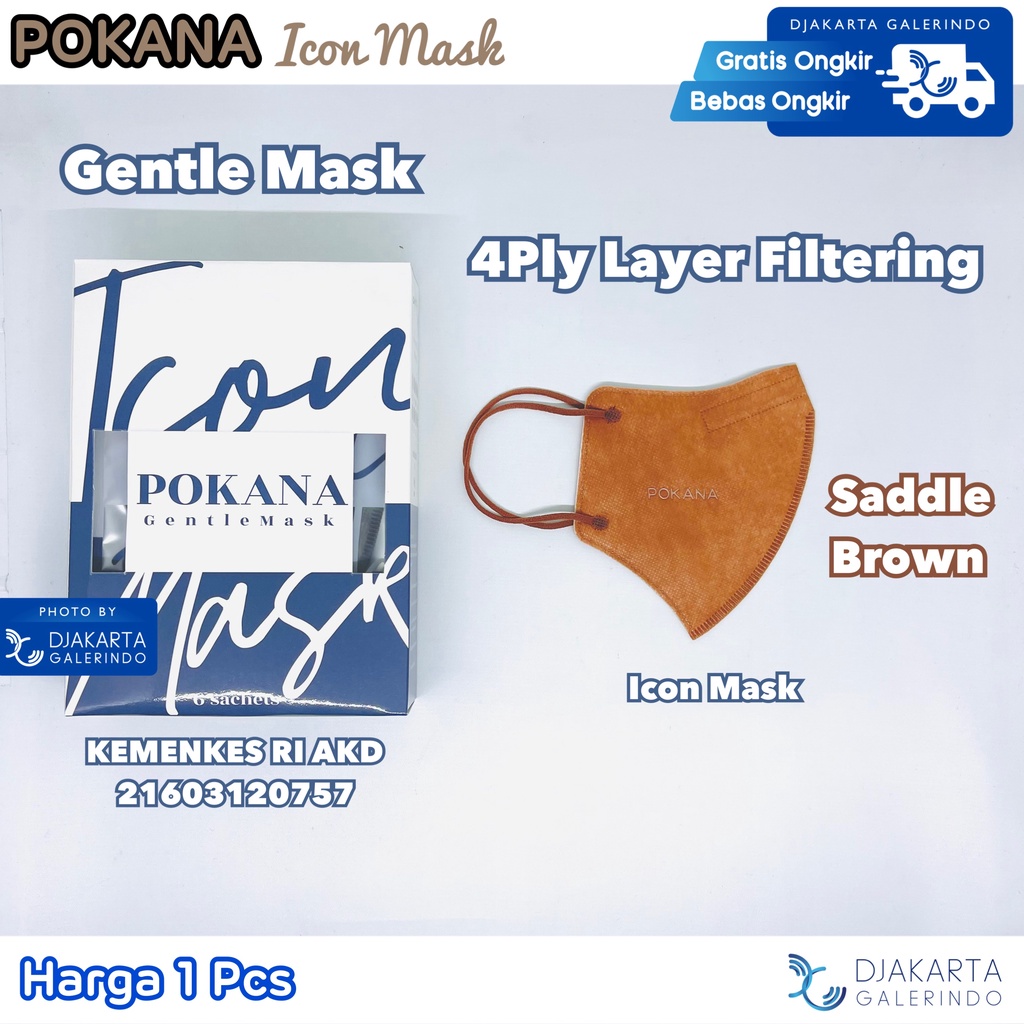 Masker POKANA ICON Gentle Mask 4ply Medical Mask