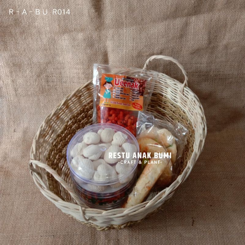 

(R014) Bowl Mix Pandan Sedang 35x28cm|Laundry|Keranjang|Gift|Wadah|Tempat|Basket|Storage|Home Decor