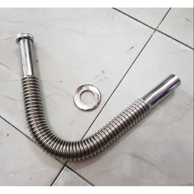 Selang pembuangan wastafel bahan stainless Shopee Indonesia Selang pembuangan wastafel bahan stainless Shopee Indonesia