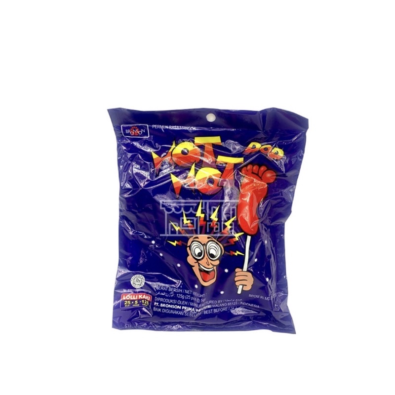 Hot hot pop permen kaki isi 25