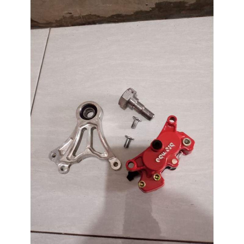 adaptor cakram belakang metic braket cakram mio vario